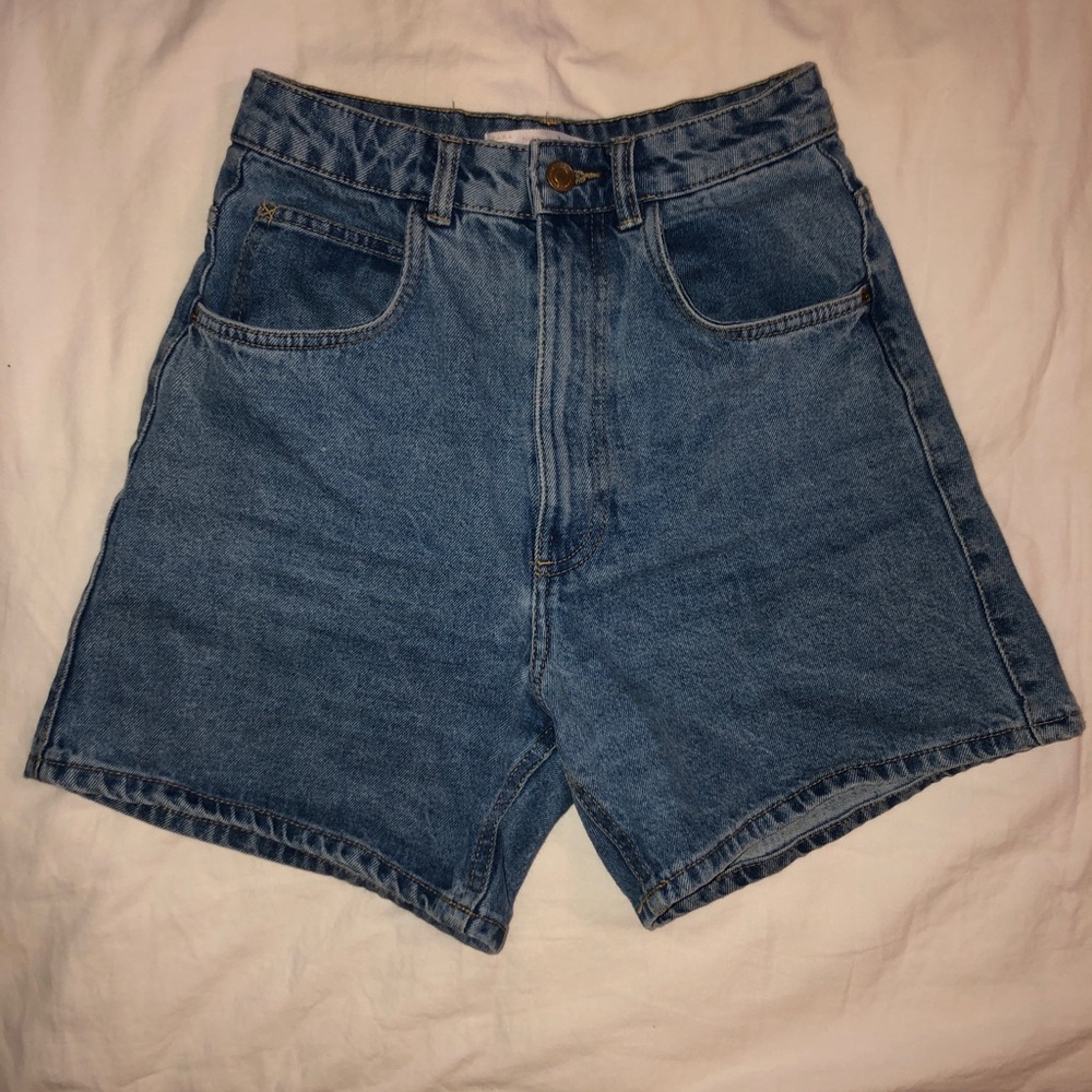 ZARA DENIM BERMUDA SHORTS